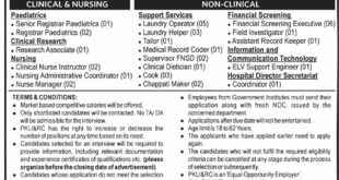 jobs at Pakistan Kedney And Liver Institute And Research Center In Lahore